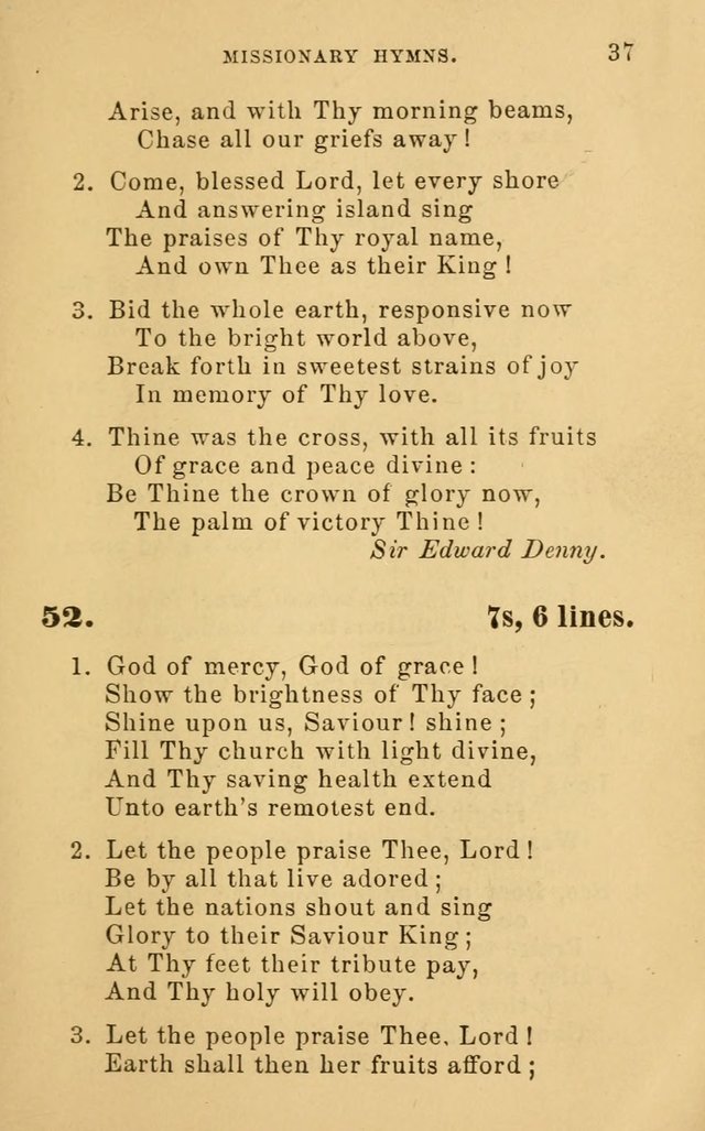 Missionary Hymns page 37