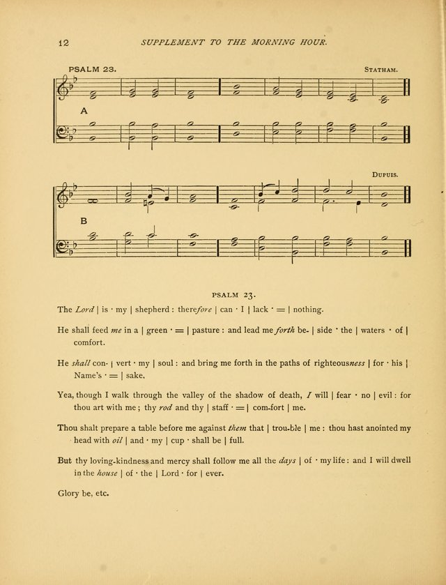 The Morning Hour: a daily song-service with responsive selections for schools page 126