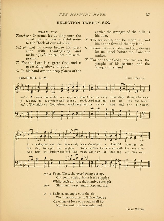 The Morning Hour: a daily song-service with responsive selections for schools page 37
