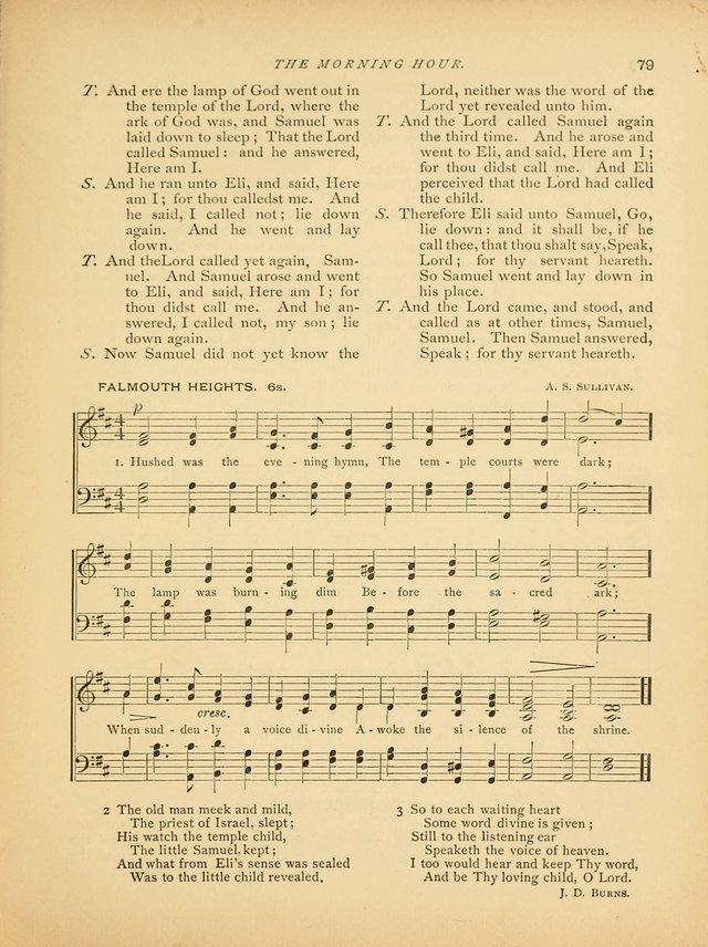 The Morning Hour: a daily song-service with responsive selections for schools page 79