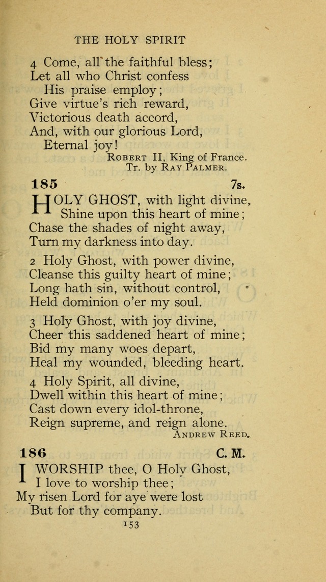 The Methodist Hymnal (Text only edition) page 153