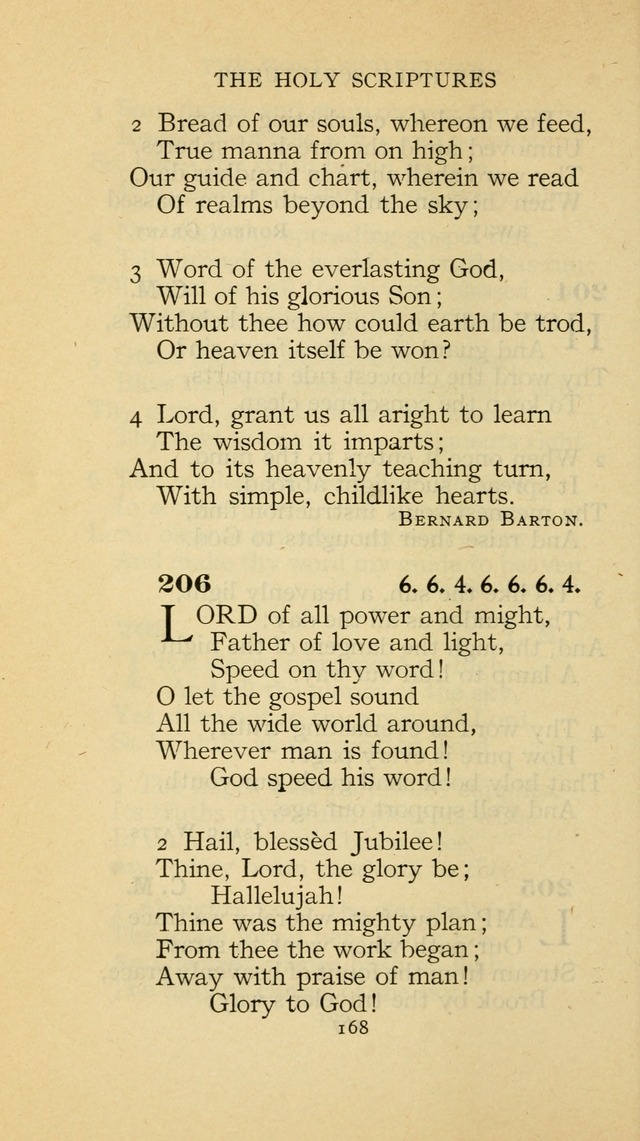 The Methodist Hymnal (Text only edition) page 168