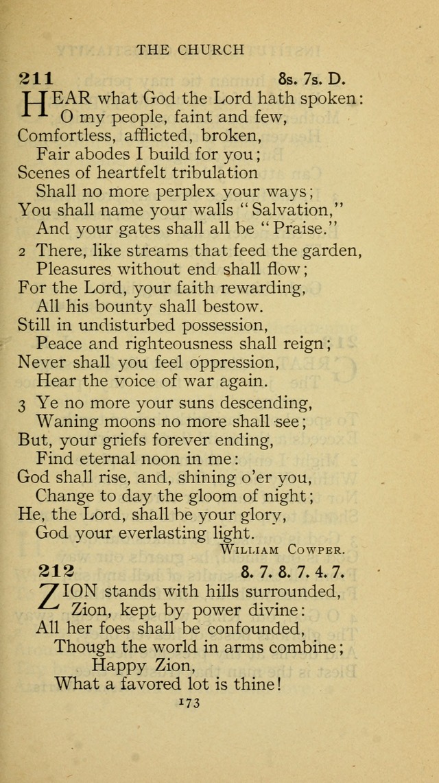 The Methodist Hymnal (Text only edition) page 173