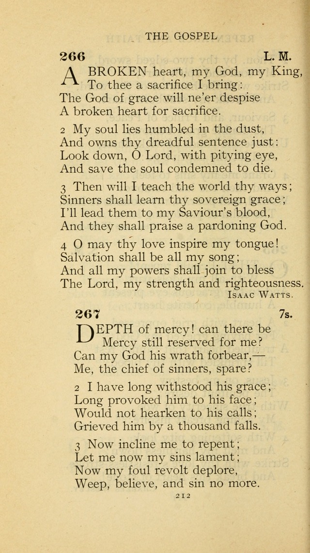 The Methodist Hymnal (Text only edition) page 212