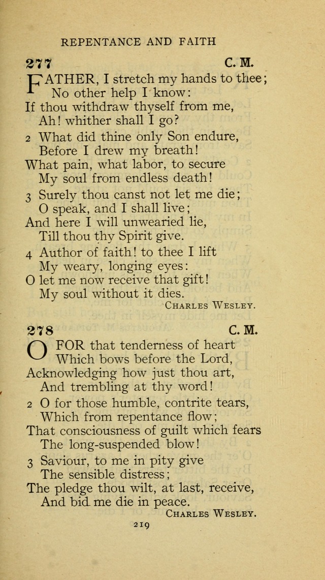 The Methodist Hymnal (Text only edition) page 219