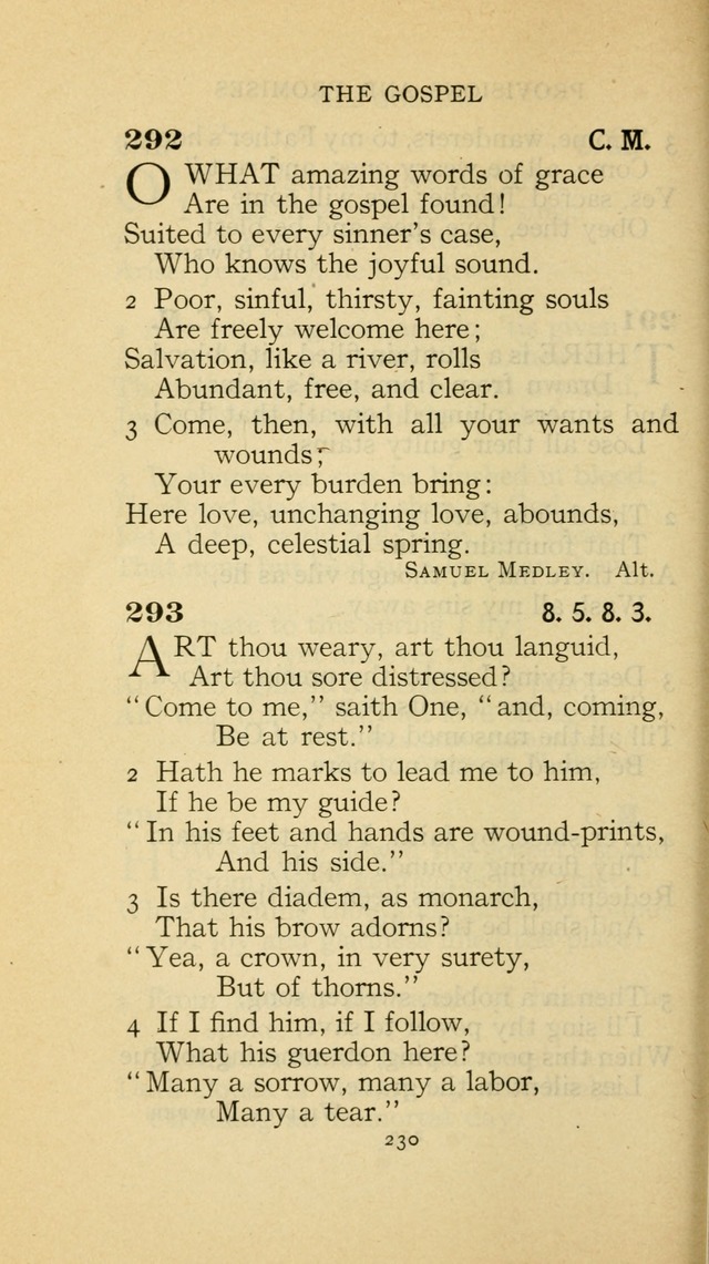 The Methodist Hymnal (Text only edition) page 230
