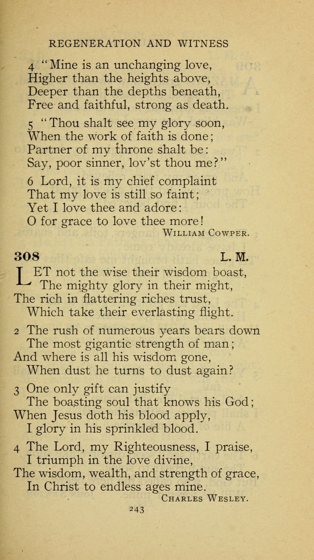 The Methodist Hymnal (Text only edition) page 243