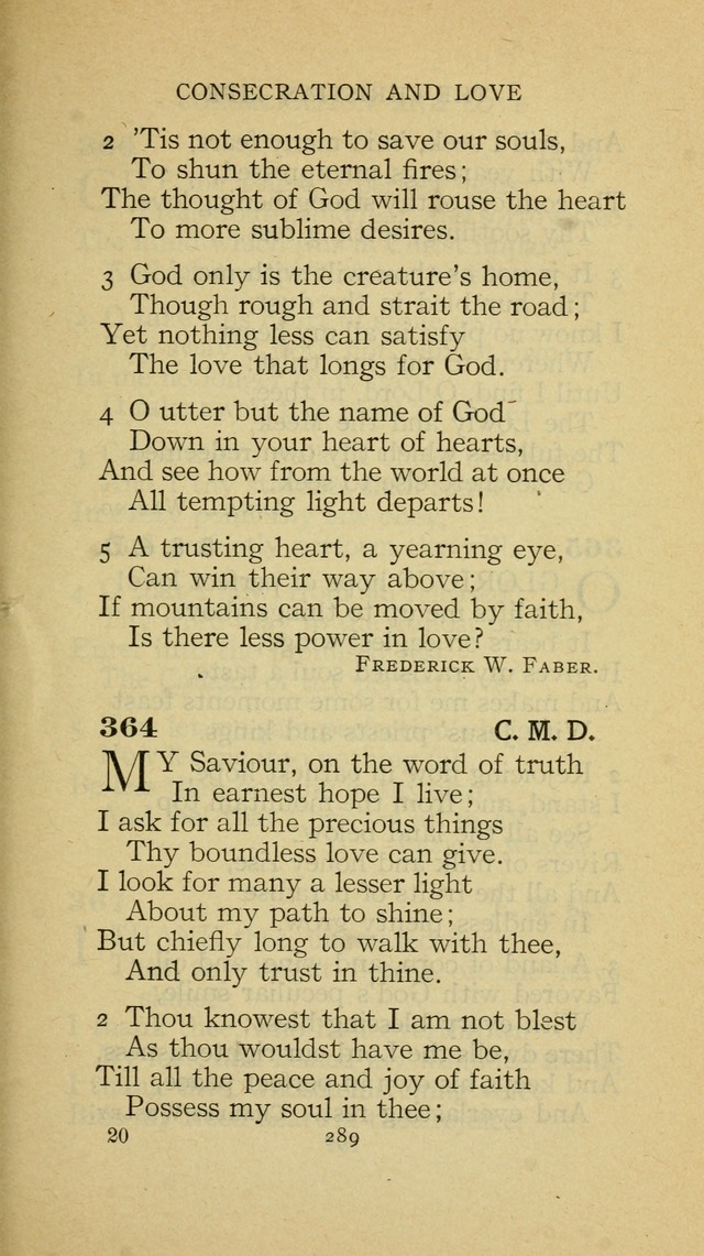 The Methodist Hymnal (Text only edition) page 289