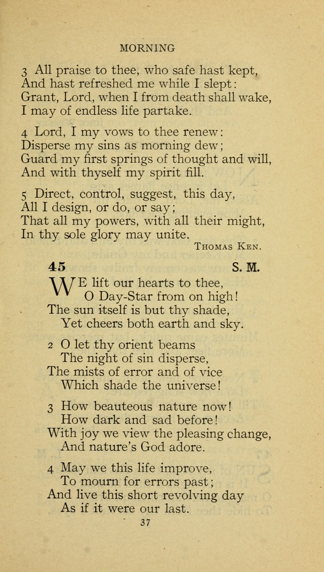 The Methodist Hymnal (Text only edition) page 37