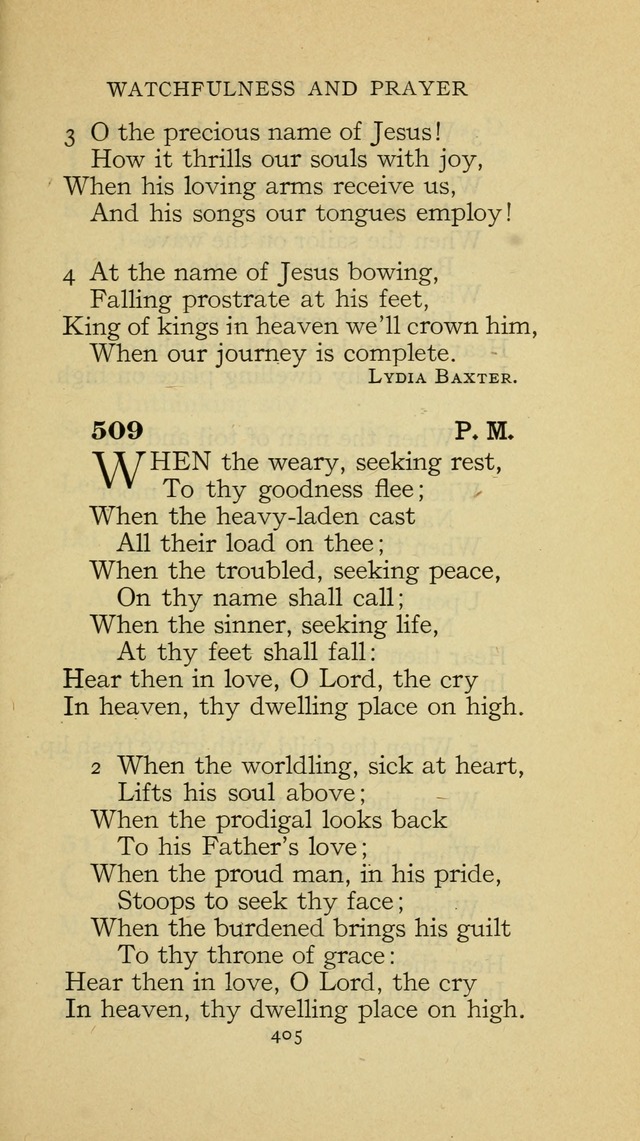 The Methodist Hymnal (Text only edition) page 405