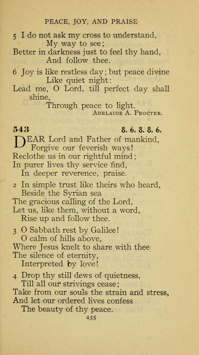 The Methodist Hymnal (Text only edition) page 435