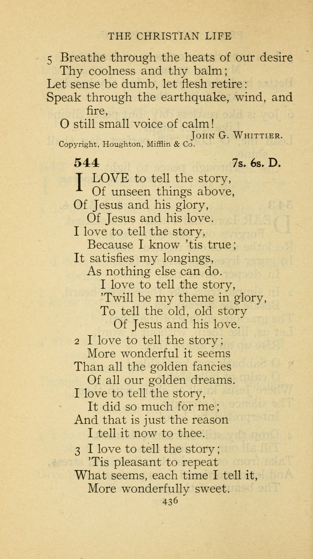 The Methodist Hymnal (Text only edition) page 436