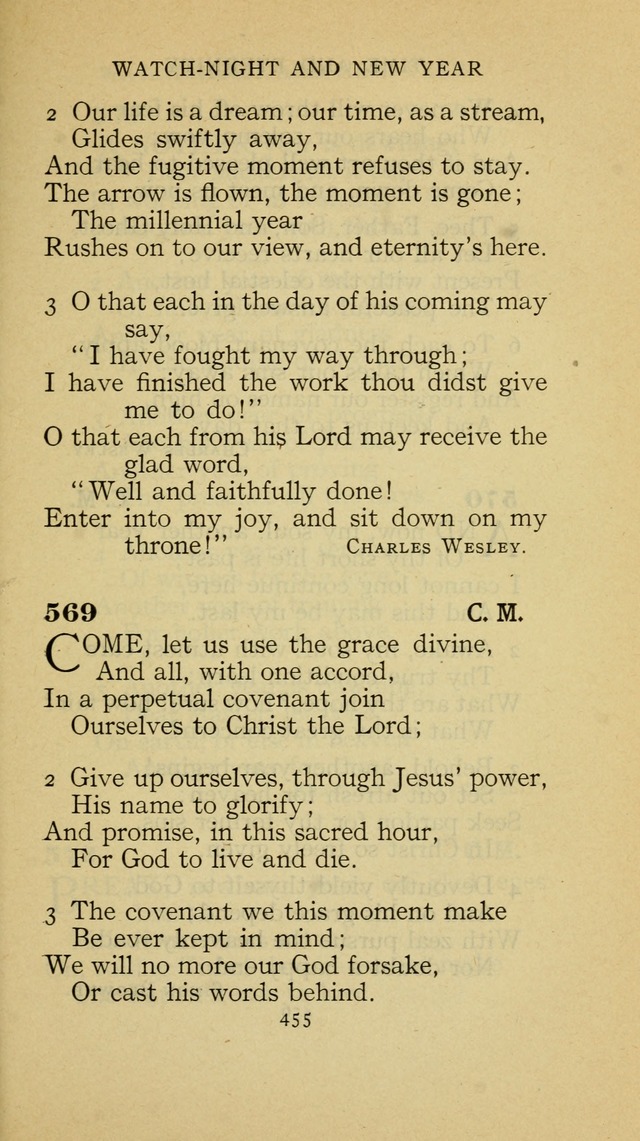 The Methodist Hymnal (Text only edition) page 455