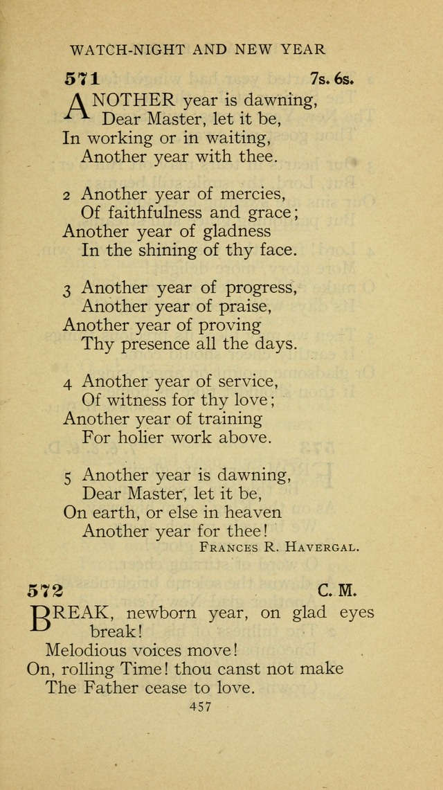 The Methodist Hymnal (Text only edition) page 457