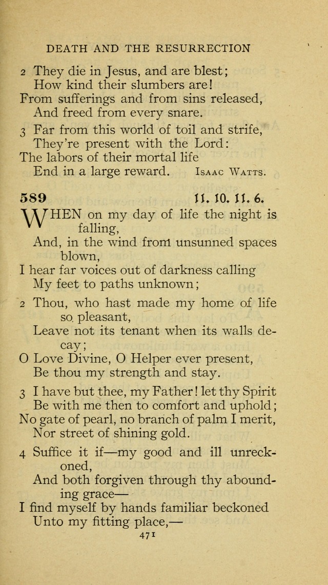 The Methodist Hymnal (Text only edition) page 471