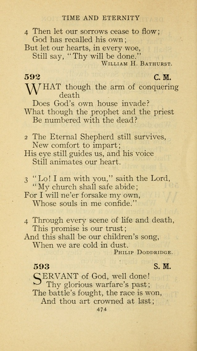 The Methodist Hymnal (Text only edition) page 474