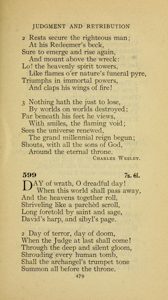 The Methodist Hymnal (Text only edition) page 479
