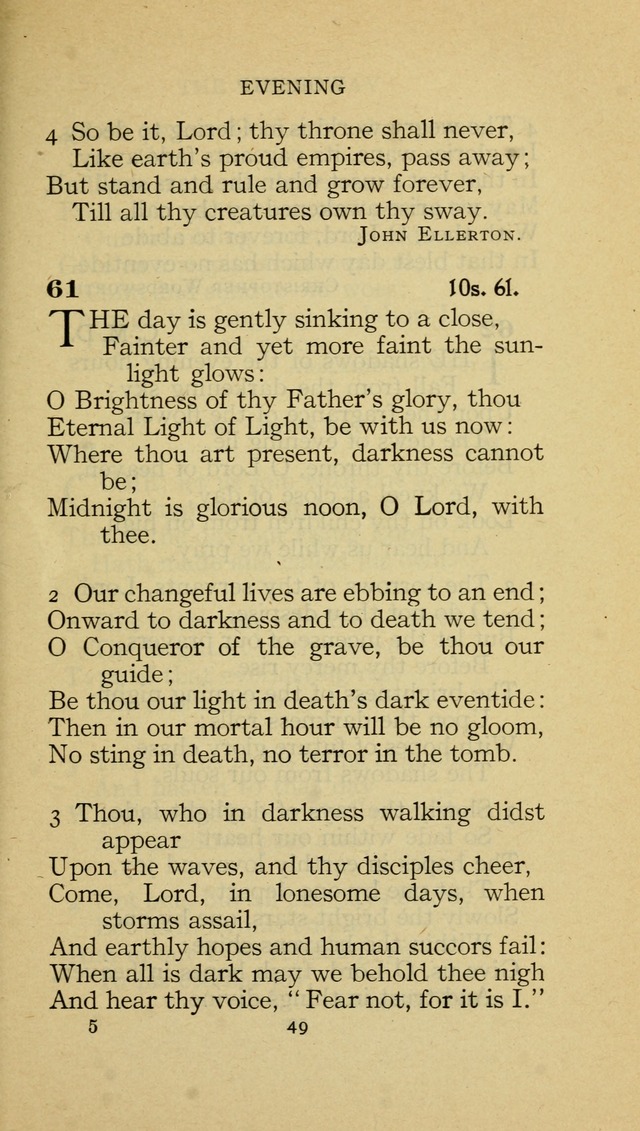 The Methodist Hymnal (Text only edition) page 49