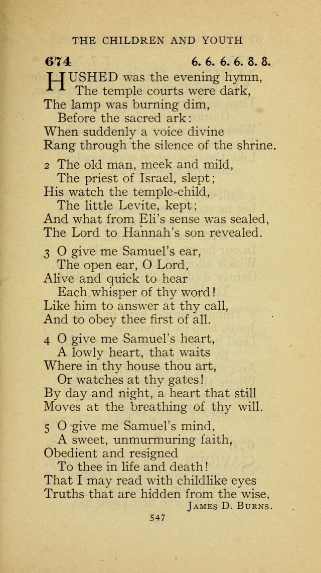 The Methodist Hymnal (Text only edition) page 547