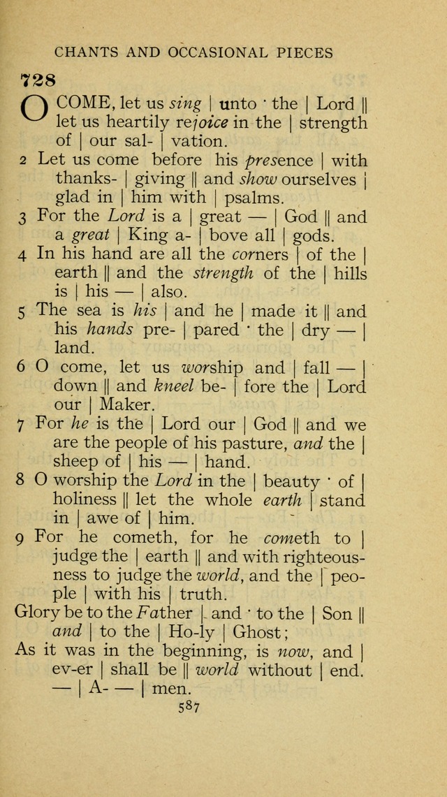 The Methodist Hymnal (Text only edition) page 587