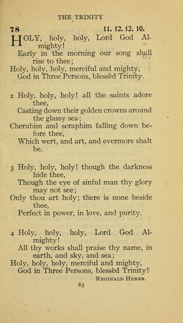 The Methodist Hymnal (Text only edition) page 63