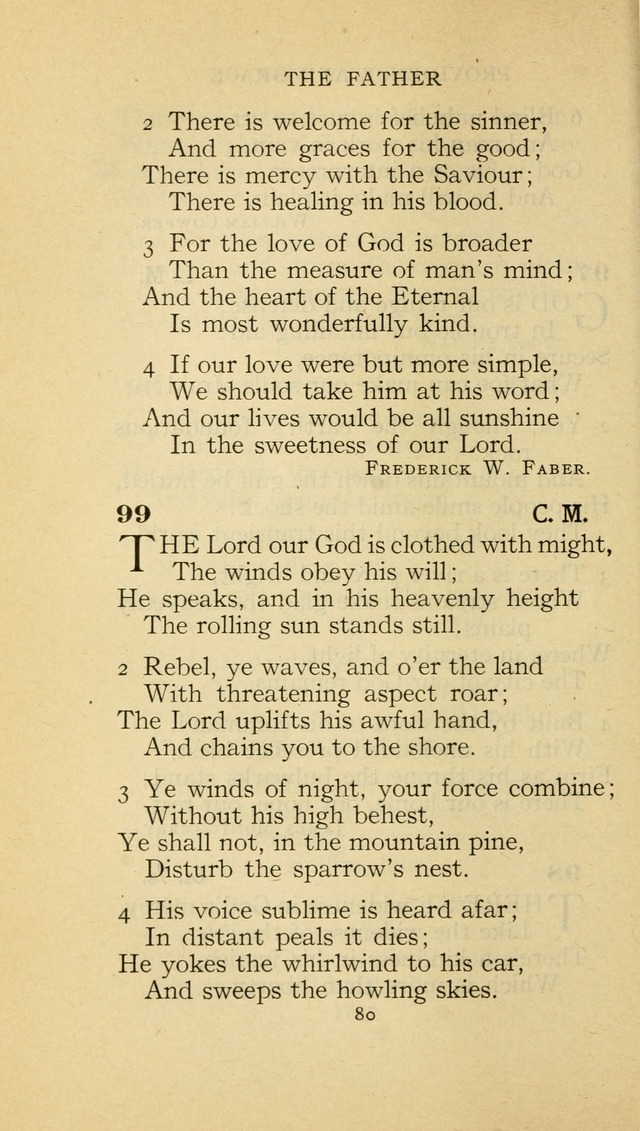 The Methodist Hymnal (Text only edition) page 80