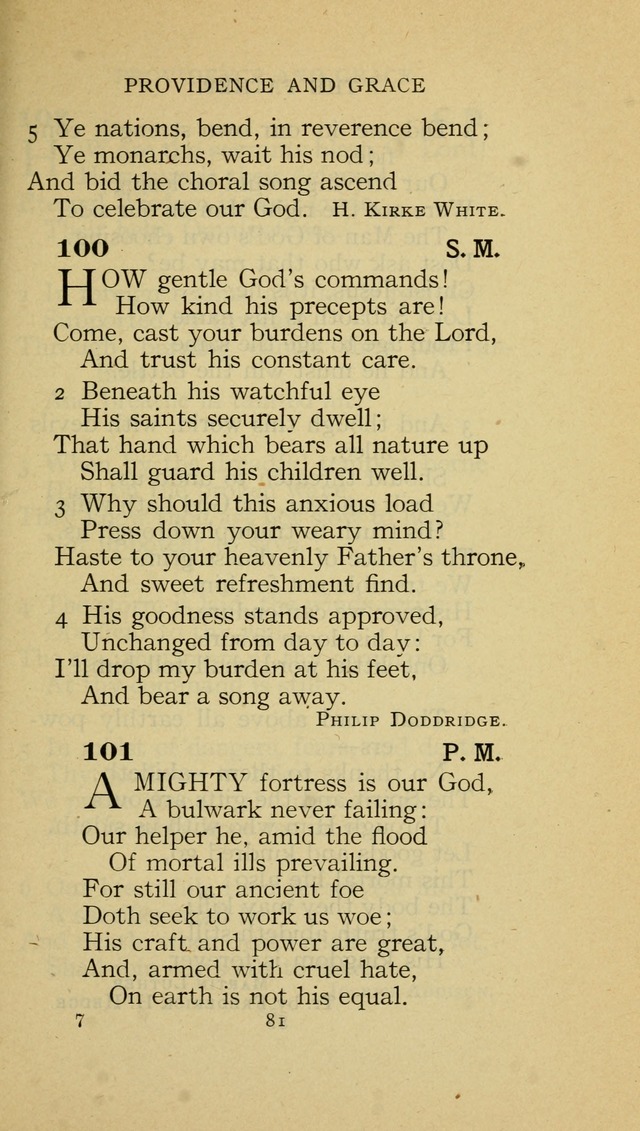 The Methodist Hymnal (Text only edition) page 81