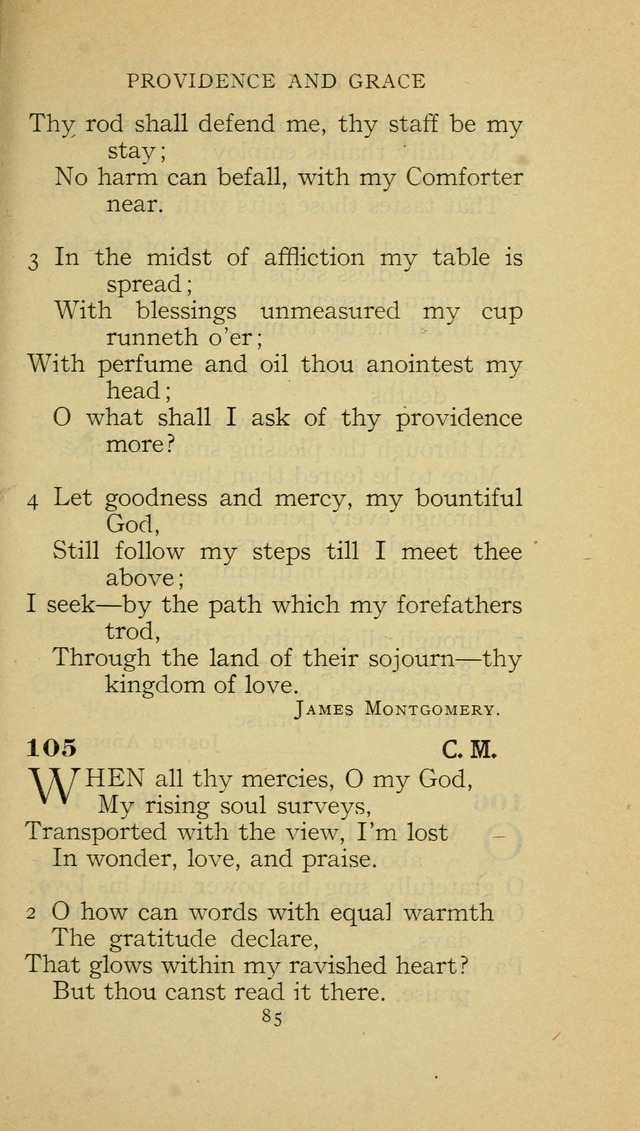 The Methodist Hymnal (Text only edition) page 85