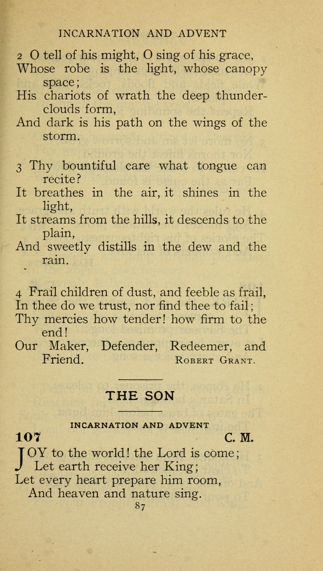 The Methodist Hymnal (Text only edition) page 87