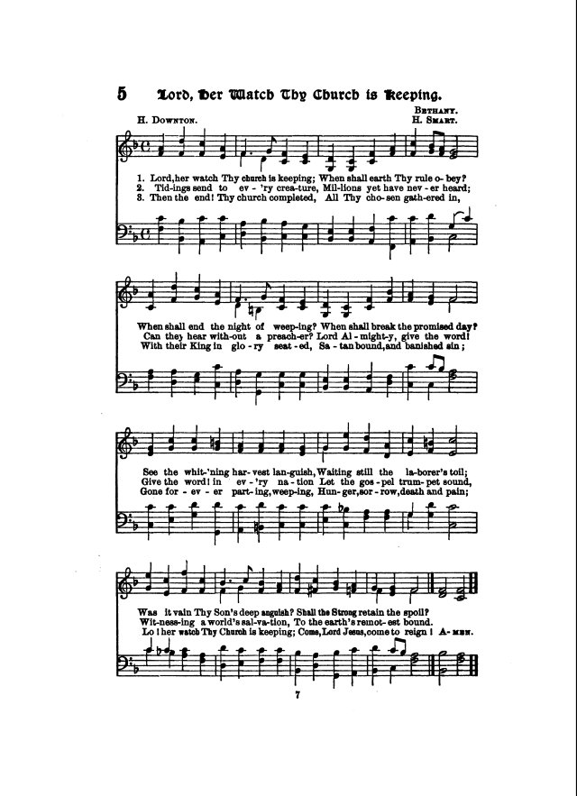 Missionary Hymnal page 7