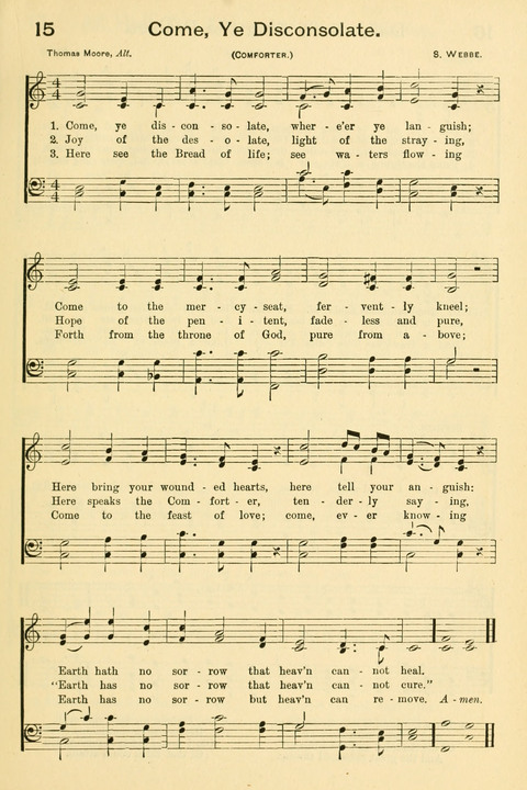The Mission Hymnal: as adopted by the General Convention at Cincinnati page 15