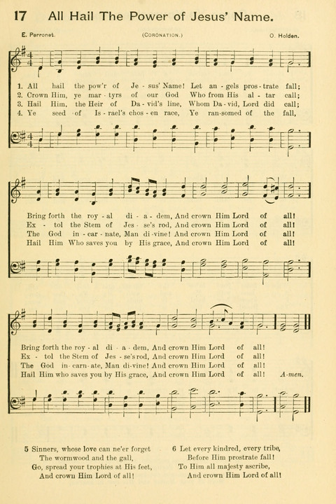 The Mission Hymnal: as adopted by the General Convention at Cincinnati page 17