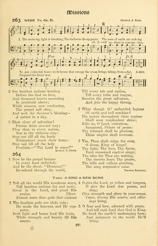 Montreat Hymns: psalms and gospel songs with responsive scripture readings page 103
