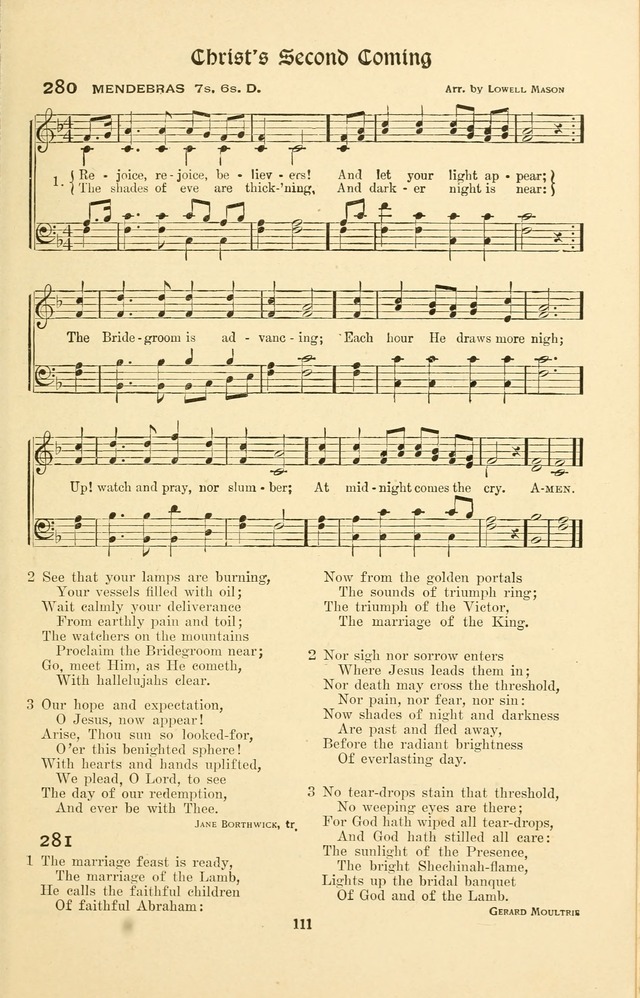Montreat Hymns: psalms and gospel songs with responsive scripture readings page 111