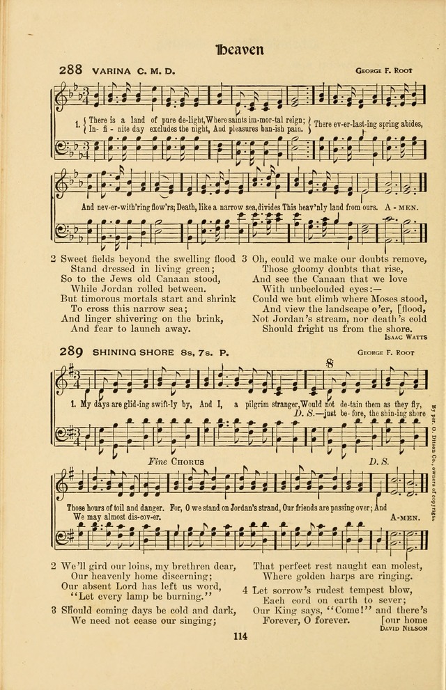 Montreat Hymns: psalms and gospel songs with responsive scripture readings page 114