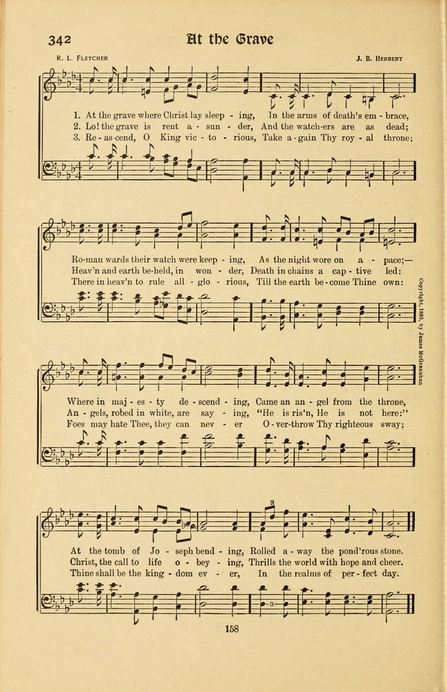 Montreat Hymns: psalms and gospel songs with responsive scripture readings page 158