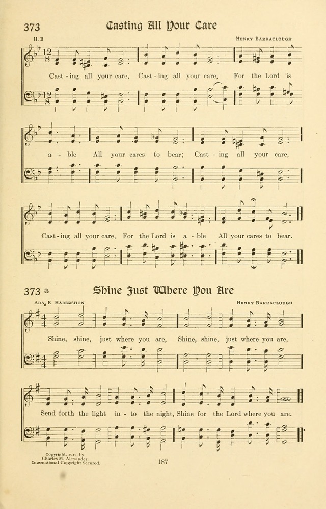 Montreat Hymns: psalms and gospel songs with responsive scripture readings page 187