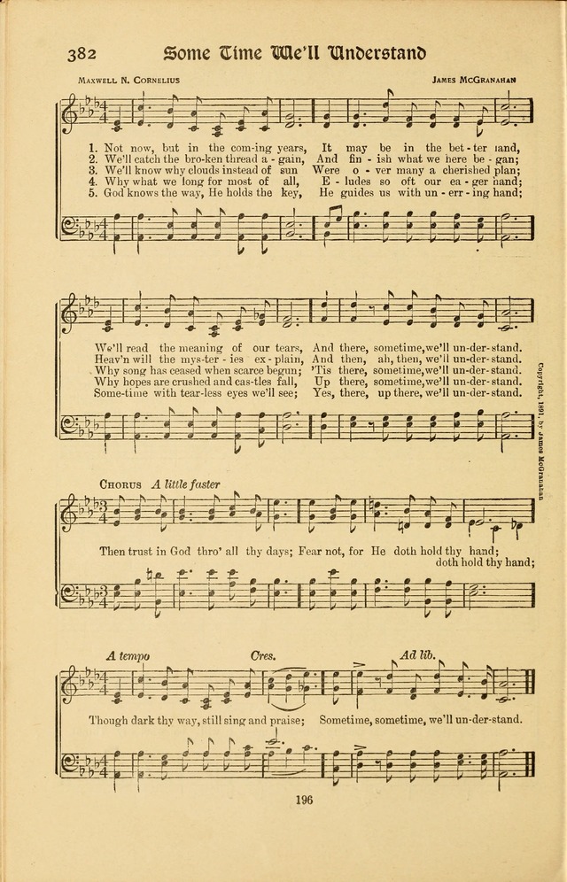 Montreat Hymns: psalms and gospel songs with responsive scripture readings page 196