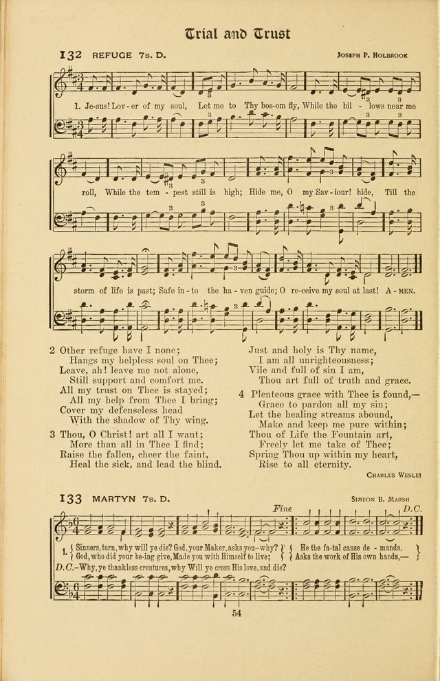 Montreat Hymns: psalms and gospel songs with responsive scripture readings page 54
