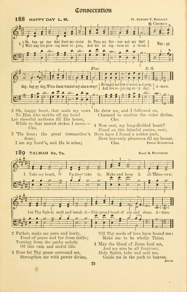 Montreat Hymns: psalms and gospel songs with responsive scripture readings page 73