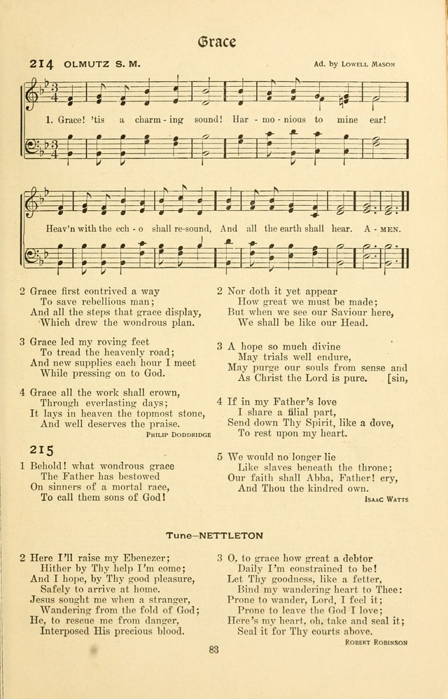 Montreat Hymns: psalms and gospel songs with responsive scripture readings page 83