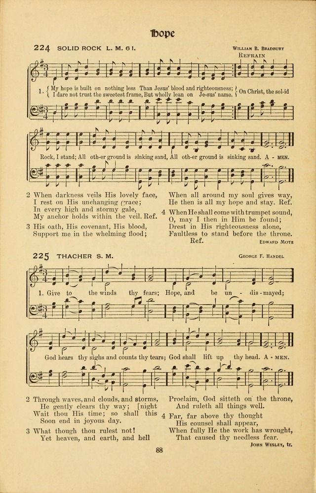 Montreat Hymns: psalms and gospel songs with responsive scripture readings page 88
