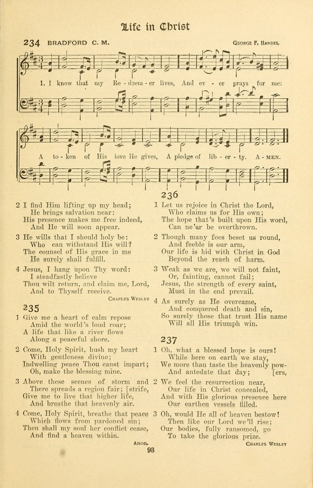 Montreat Hymns: psalms and gospel songs with responsive scripture readings page 93