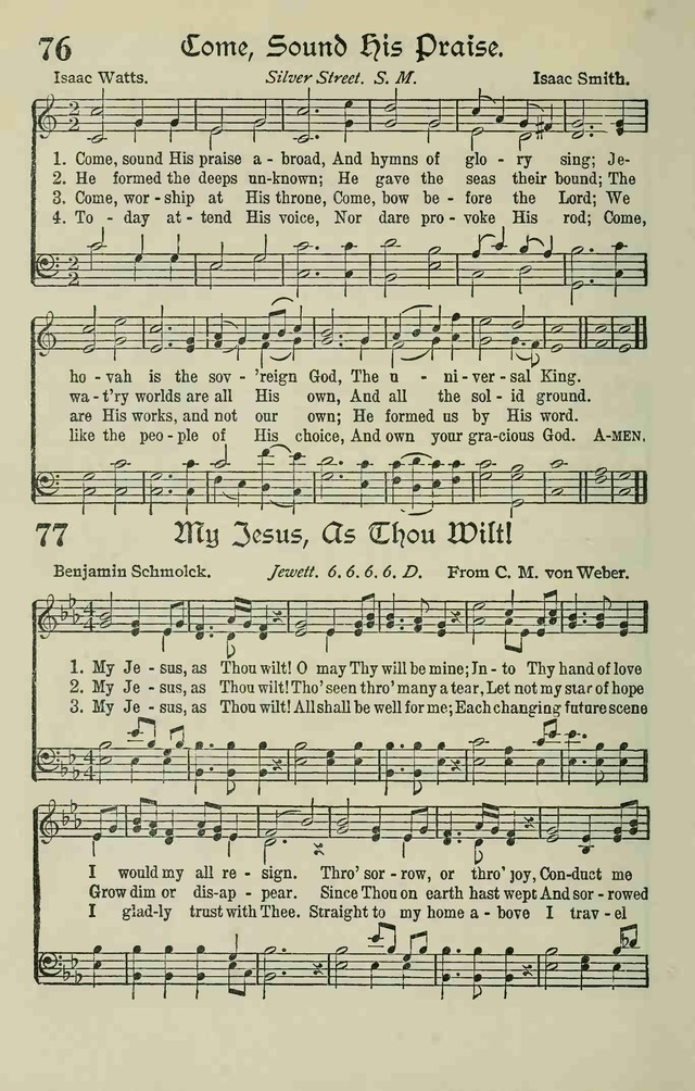 The Modern Hymnal page 66