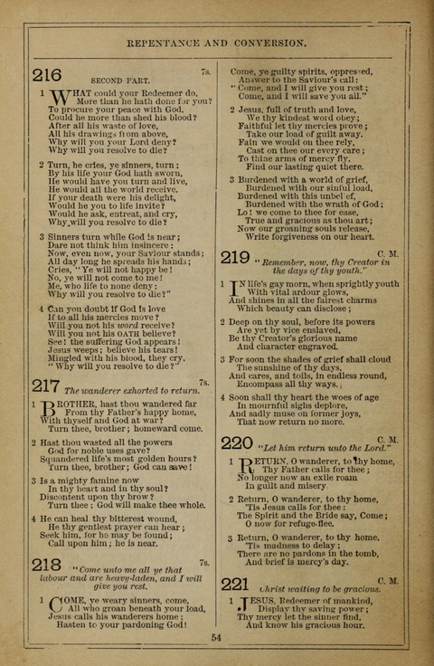 Methodist Hymn-Book page 54
