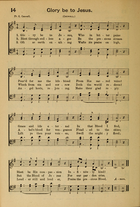 The Mission Hymnal. (Enlarged Edition) page 14