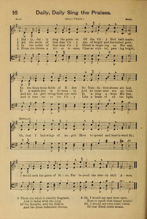 The Mission Hymnal. (Enlarged Edition) page 16
