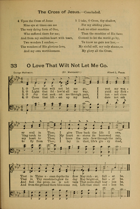 The Mission Hymnal. (Enlarged Edition) page 33