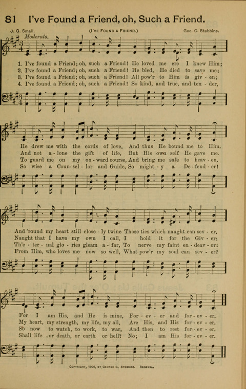 The Mission Hymnal. (Enlarged Edition) page 77