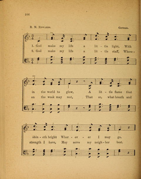 Missionary Hymnal: for the use of junior and juvenile missionary socieites page 106